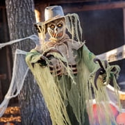 Tekky Toys TT59506 6 Ft. Animated Inferno Scarecrow Halloween Decoration