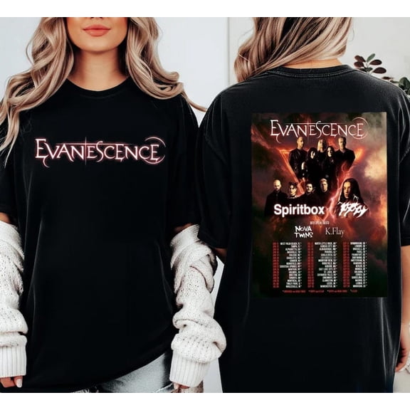 Evanescence North America Tour 2026 T-Shirt, Unisex Shirt Gift For Fan