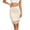 Beige, variant on HGIEYS Womens Half for Under Dresses Non Cling Skirt with Floral Lace