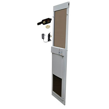 High Tech Pet Large Power Pet Sliding Glass Door For Dogs And Cats Regular Height