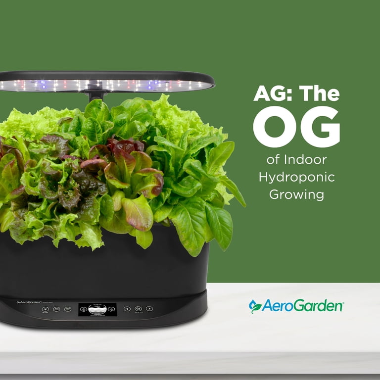 AeroGarden Bounty Basic Indoor Hydroponic Garden with LED Grow