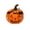 A, variant on Halloween Resin Pumpkin Figurine with Mini Skeletons & Black Bats, Spooky Pumpkin Decorations Indoor for Tabletop Shelf Fall Ornament,4.13inch