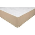 thumbnail image 2 of VHC Brands Burlap Fringed Bed-Skirts, Queen, Vintage White Tan, 2 of 2