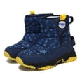 thumbnail image 3 of Afuyipoi Kids' Snowflake Print Winter Snow Boots Warm Fleece Lined Outdoor Active Sport Boots Size 9.5 Little Kid - 3 Big Kid Dark Blue Size 11.5 Little Kids, 3 of 9