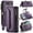 Purple, variant on TECH CIRCLE Flip Wallet Case for Google Pixel 10 Pro / 10 (2025 Release, 6.3") with Wrist Lanyard/Crossbody Shoulder Strap, 7 Card Slots, 2 Pockets, RFID Blocking, Support Wireless Charging, Purple