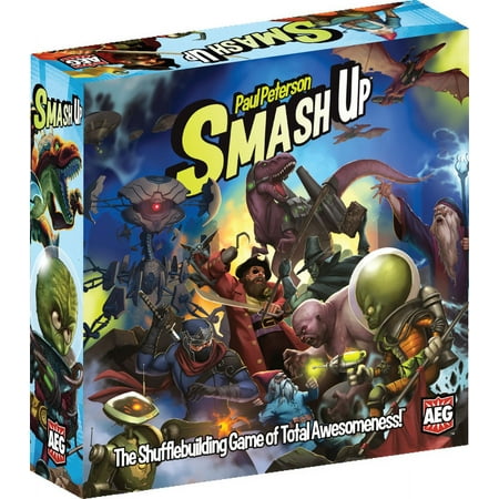 Smash Up - Base Game, Shufflebuilding Card Game, Alderac Entertainment Group (AEG) - Ages 12+, 2-4 Players, 45+ Mins