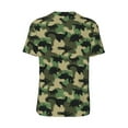 thumbnail image 3 of Balery Camouflage Dinosaur Baseball Jersey for Men Casual Button Down Shirts Short Sleeve Active Team Sports Uniform-4X-Large, 3 of 9