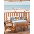 thumbnail image 6 of Outdoor Tablecloth with Umbrella Hole, Orange Grey Spillproof Waterproof Outdoor Table Cover, Gray Farmhouse Modern Rustic Patio Tablecloths for Party Picnic Camping, Rectangle 54"x80", 6 of 9