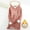 Pink, variant on Women's Hoodie Winter Warm Fleece Lined Pullover Hooded Sweatshirt Soft Casual Tops