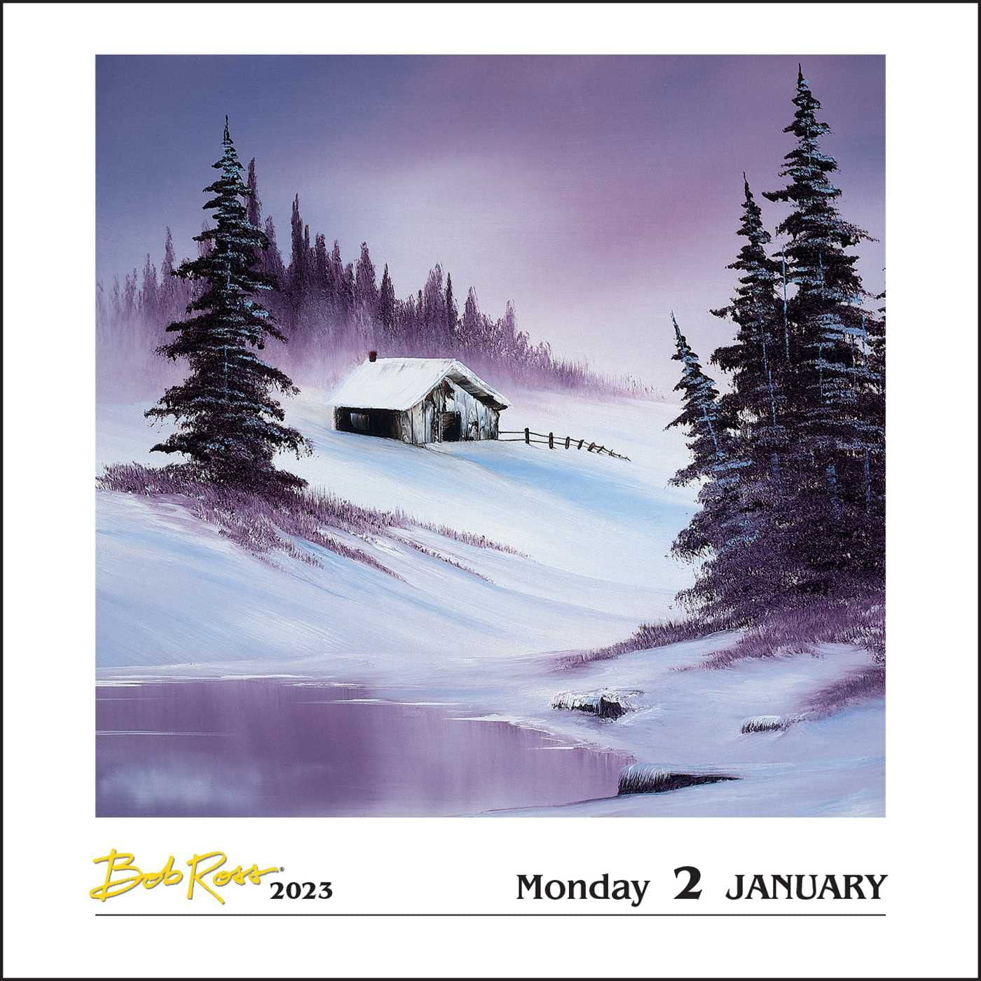 Bob Ross: A Happy Little Day-To-Day 2023 Calendar (Calendar) - Walmart.com