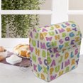 thumbnail image 4 of ABC Lounger Chair Bag, Funny Letters in Lively Colors Cartoon Style ABC Alphabet on Polka Dots Backdrop, High Capacity Storage with Handle Container, Lounger Size, Multicolor, by Ambesonne, 4 of 5
