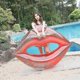 thumbnail image 1 of Inflatable Pool Hammock, 4 in 1 Easy Inflatable Mattress Buoy for Adults, Water Portable Floating Be, 1 of 4