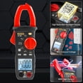 thumbnail image 3 of Clamp Meter Electric Clamp Multimeter with LCD Display Non-Contact AC/DC Voltage Tester AC Current acitance Resistance Measuring Tool for Electrician Circuit Maintenance, 3 of 8