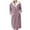Pink, variant on Kaemgyyd Womens Plush Fleece Robe Cozy Warm Winter Bathrobe Fuzzy Long Sleeve Sleepwear with Pockets Soft Loungewear