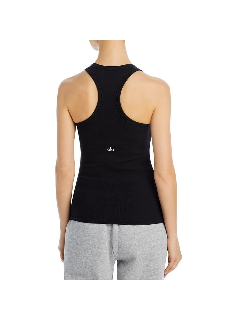 Alo Yoga Womens Racerback Ribbed Tank Top