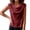Red, variant on MOJOGO Lightweight Tops for Women Trendy Cowl Neck Sleeveless Blouse Loose Ribbed Knited Tank Tops for Summer Green S