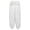 White, variant on Women's Belly Dance Trousers Side Split Sequin Shiny Harem Pants White One Size