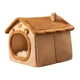 thumbnail image 2 of Cama Cueva para Mascotas Yuyangstore Lavable Extraíble Cremallera Suave Invierno Cálido 45cmx40cmx45cm, 2 of 8