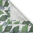 thumbnail image 4 of Ambesonne Exotic Valance Pack of 2, Modern Botany Jungle Leaves, 42"X18", Slate Blue Green White, 4 of 5