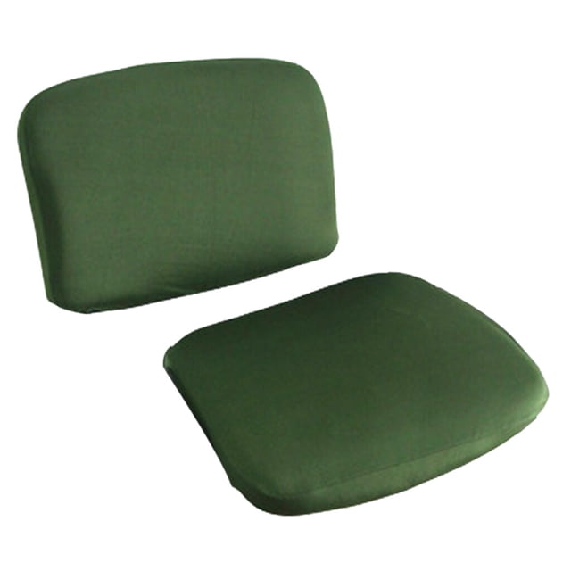 ziyahi 1 Set Split Design Stretchable Rotating Chair Cover Office Computer Chair Covers Slipcover Green