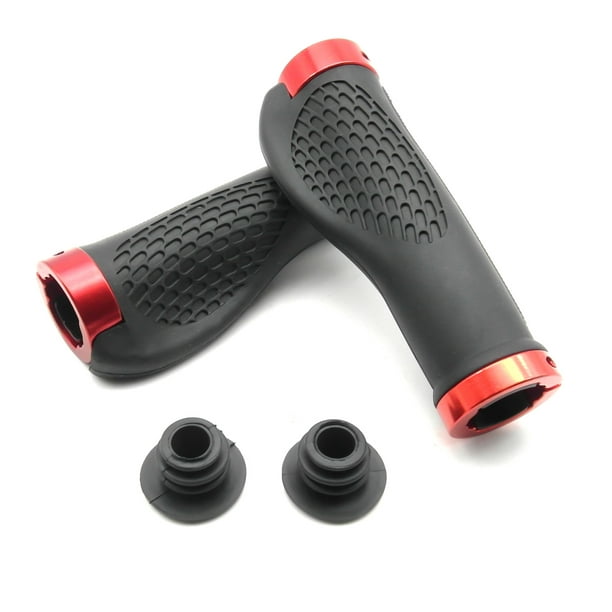 TrendBox 1 Pair (Red) Ergonomic Design Rubber Bike Bicycle Handlebar