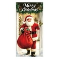 thumbnail image 2 of Kumdkd Christmas Door Cover Curtain Banners Santa Claus Outdoor Hanging Fabric Holiday Decorations for Home Party Gifts, 2 of 6