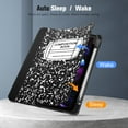 thumbnail image 4 of Fintie SlimShell Case for 11 Inch iPad Pro 4th 2022 / 3rd / 2nd / 1st Generation with Pencil Holder- Soft TPU Protective Stand Back Cover with Auto Wake/Sleep, Composition Book, 4 of 7