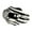 Black Zebra -(Two Layers), variant on Coollo Sports Durable Adult Protective Sport Mouth Guard with Strap, Black White