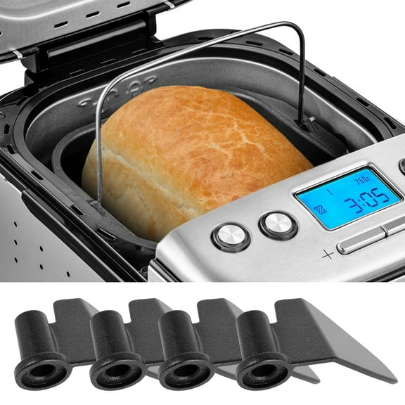 4Pcs Bread Maker Kneading Paddle for CBK-110KP Aluminum Alloy Breadmaker Paddle Nonstick Bread Machine Paddle Replacement Mixing Paddle Breadmaker Accessory for Bread Maker