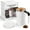 white, variant on OceAura Self-Stirring Mug, 12oz Rechargeable Automatic Coffee Mug with LED Temperature Display & Lid, Self-Mixing Cup for Coffee, Milk & Hot Beverages,Perfect Gift for Friends, Family (Pink)