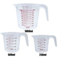 thumbnail image 2 of Juego de 3 tazas medidoras Advancent cocina plástico transparente, 2 of 6