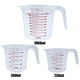 thumbnail image 2 of Juego de 3 tazas medidoras Advancent cocina plástico transparente, 2 of 6