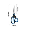 thumbnail image 3 of Left-Handed Stainless Steel Office and Tailoring Scissors with Ergonomic Comfort Grip, 3 of 6