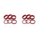 thumbnail image 1 of Soidarity CANSUCC - Juego de 6 arandelas para auriculares de bicicleta, portátiles, profesionales, reemplazables, para horquilla delantera, espaciador, Rojo 2piezas Soidarity CBP494631, 1 of 6