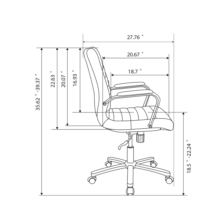 Winsley manager chair white deals