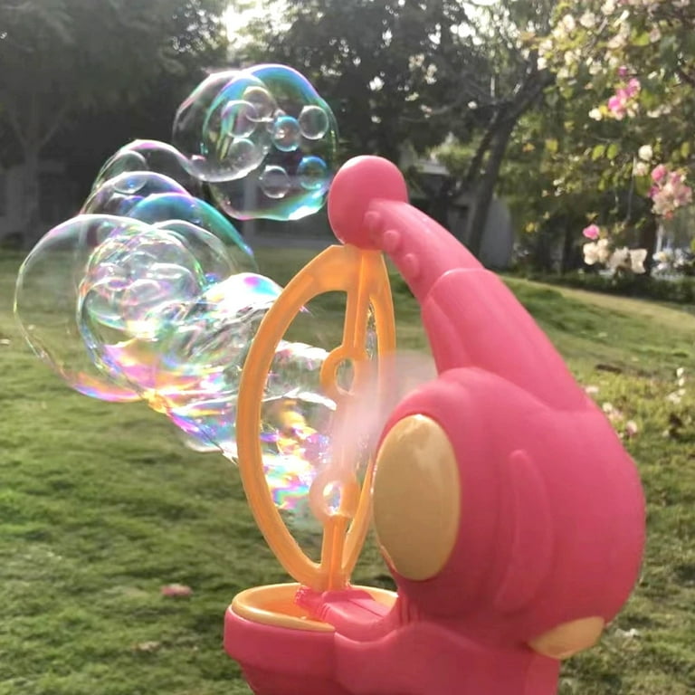 Biguy Bubble Gun Machine Blowing Electric Bubbles Automatic Soap Bubble  Toys Outdoor Party Play Toy for Kids Birthday Gift