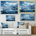 thumbnail image 4 of Designart "Reflective Moments at the Glacial Glacier I" Landscapes Floater Framed Canvas Wall Art, 4 of 7