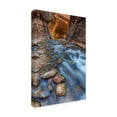 thumbnail image 2 of Trademark Fine Art 'Canyon Glow River Flow' Canvas Art by Pierre Leclerc, 2 of 3