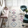 thumbnail image 2 of Soleil BR15B Native Grey Tribal Moroccan Light Gray Area Rug, 8'x10', 2 of 10