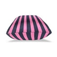 thumbnail image 4 of Pinkish Black Wide Stripes Throw Pillow Covers Pillowcases 18 x 18 Inch Home Decor 2 Packs for Bedroom Sofa, 4 of 6