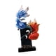thumbnail image 2 of Estatua de carpa Feng Shui, estatua de pez de resina, figuras coleccionables de resina, decorativas Azul, 2 of 9