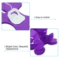 thumbnail image 4 of Uxcell 9.8ft Four Leaf Paper Flower Garland Hanging Streamers for Party Wedding Decor, Dark Purple 6 Pack, 4 of 7