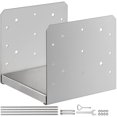 thumbnail image 1 of VEVOR Standoff Post Base 8 x 8"(Inner Size:7.8 x 7.48") 1 pcs Stainless Steel Adjustable Post Base Adjustable Post Anchor with Fiber Drawing Surface and Full Set of Accessories for Rough Size Lumber, 1 of 9