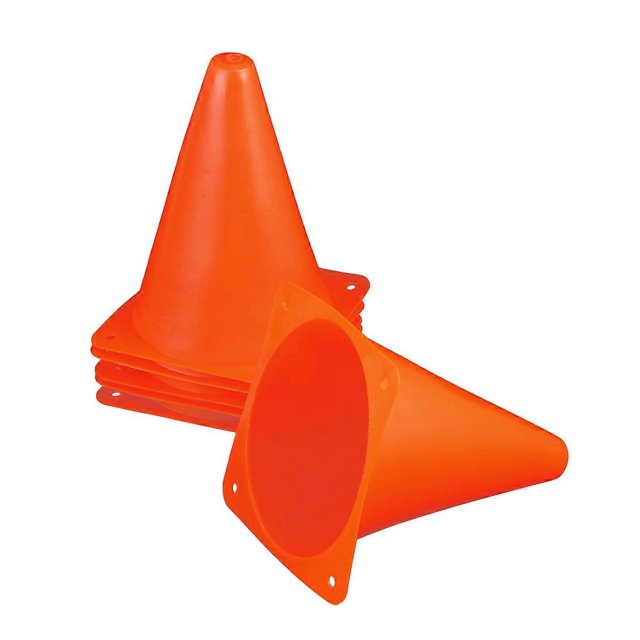 6 PCS Childrens Toys Safety Road Cone Training Cones Set 6 Kids Football Toys Soccer Toys