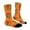 Orange, variant on 67 socks Funny Slang Print Crew Socks For Big K'ids B'oys And Girls Novelty Casual Long Socks