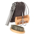 thumbnail image 1 of Beard Brush Set, Beard Care Set Beard Modeling Kit,  for Home Travel, 1 of 7