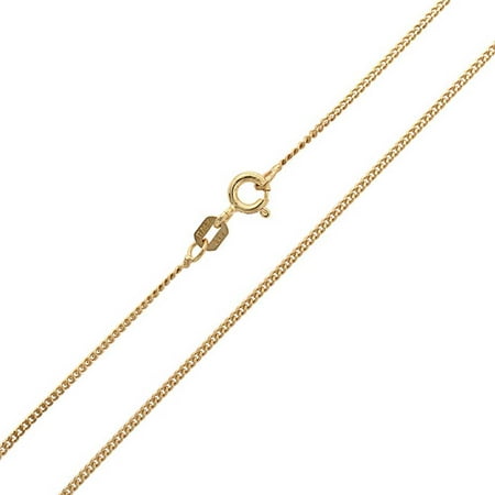 Bling Jewelry - Simple Miami Cuban Curb Chain Necklace For Women Men ...