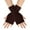 Coffee, variant on VANLOFE Winter Coffee Gloves Woolen Cold Proof Gloves Knitted Gloves Wrist Arm Warmer Gloves Fingerless Gloves Convenient for work