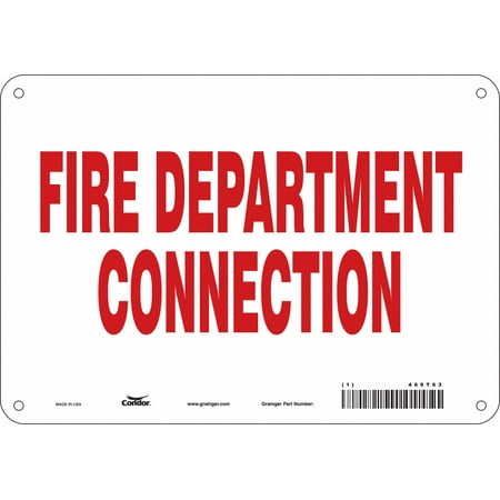 

Condor Safety Sign 7 in x 10 in Polyethylene 469T63 469T63 ZO-G5617759