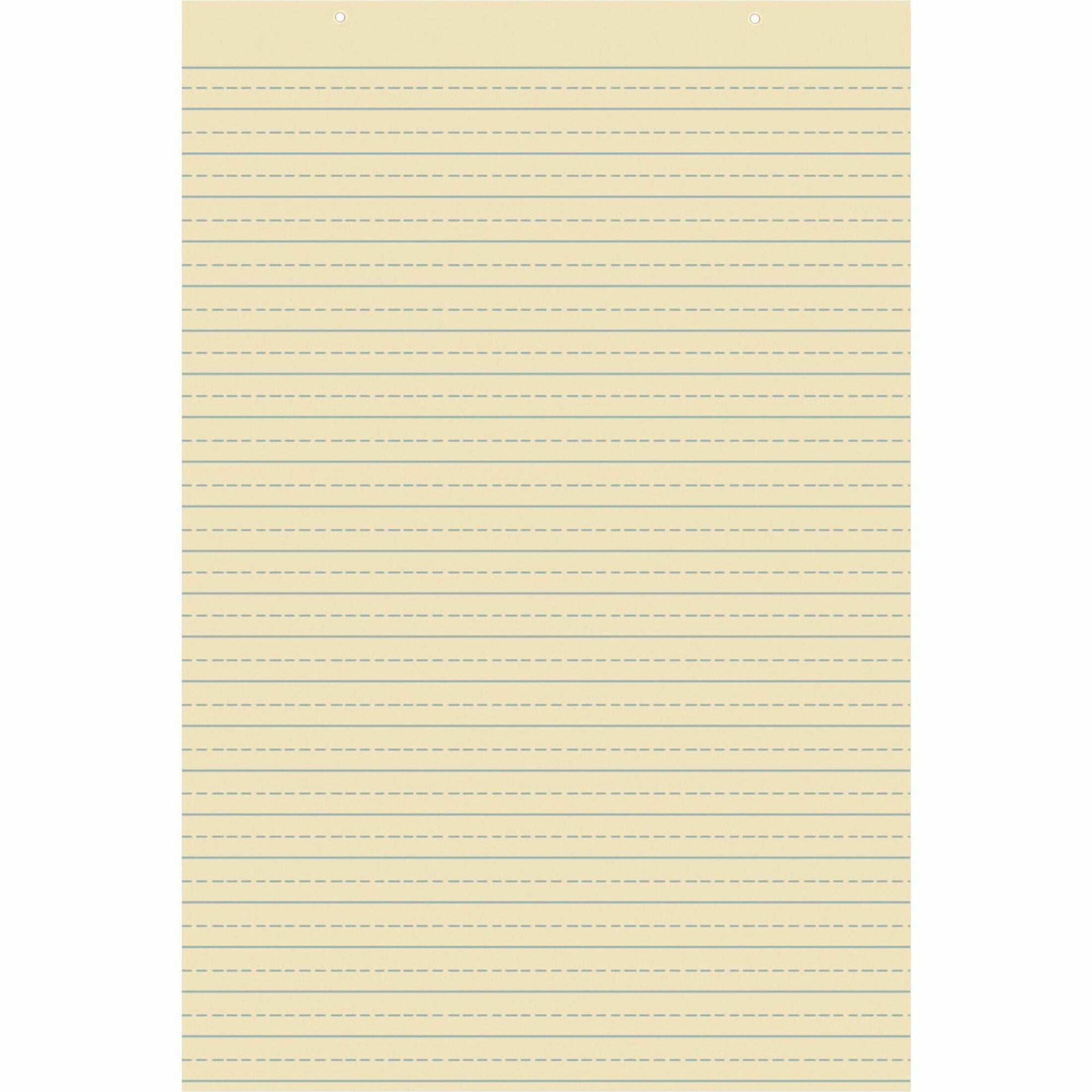 PaconÂ® Ruled Tagboard Sheets, 24" x 36", 1.5" Ruled, Manila, 100 Sheets